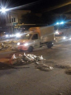 Incidente en Autopista Norte