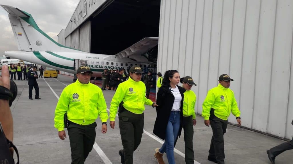 Aída Victoria Merlano llegó a Bogotá