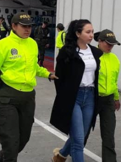 Aída Victoria Merlano llegó a Bogotá