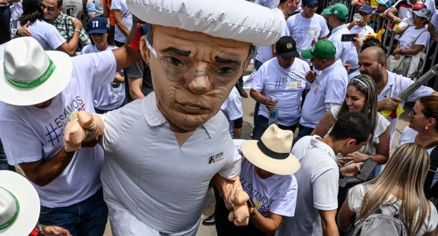 Marchas a favor de Álvaro Uribe