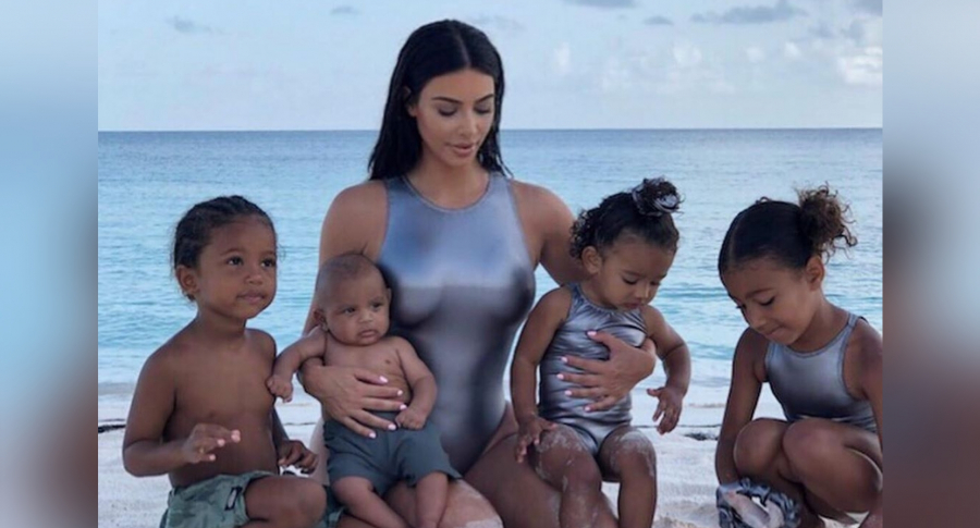 Saint, Psalm, Kim, Chicago y North West