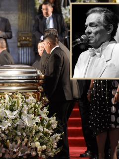 Funeral del cantante José José.