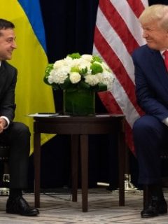 Donald Trump y Vladimir Zelenski
