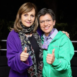 Ángela Robledo y Claudia López