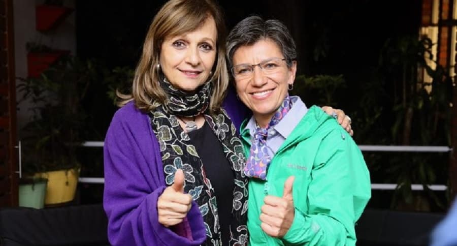 Ángela Robledo y Claudia López