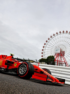 Charles Leclerc, de Ferrari, en Suzuka, Japón