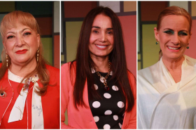 María C. Gálvez, Xilena Aycardi y Kristina Lilley