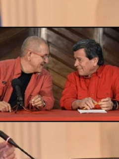 Iván Duque, 'Antonio García' y 'Pablo Beltrán'