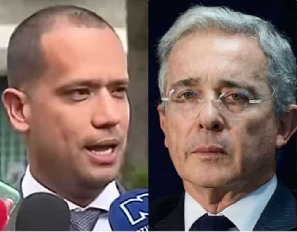 Diego Cadena y Álvaro Uribe