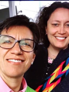 Claudia López y Angélica Lozano
