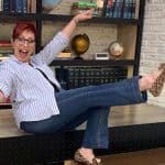 Yaneth Waldman, presentadora.