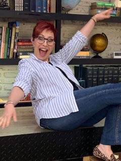Yaneth Waldman, presentadora.