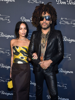 Zoe Kravitz and Lenny Kravitz