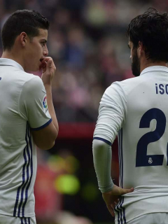 James e Isco, Real Madrid