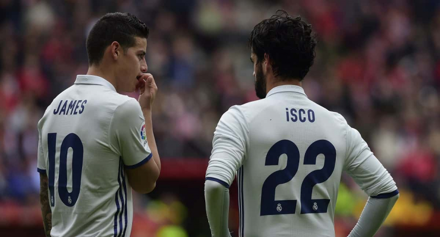 James e Isco, Real Madrid
