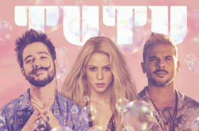 Camilo, Shakira y Pedro Capó
