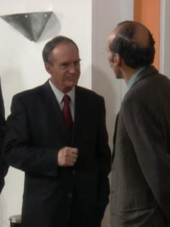 Jorge Enrique Abello, Kepa Amuchastegui y Jorge Herrera, actores.