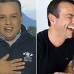 Edward Porras y Juan Diego Alvira, periodistas.