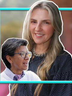Luz Amparo Álvarez y Claudia López