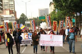 Marchas en Bogotá