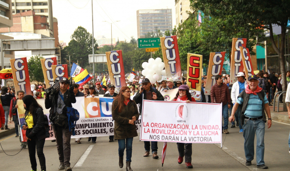 Marchas en Bogotá