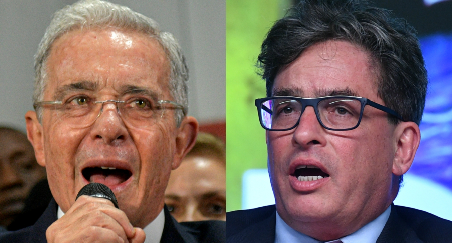 Álvaro Uribe y Alberto Carrasquilla