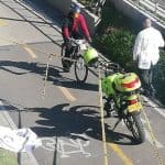 Cadáver en ciclorruta