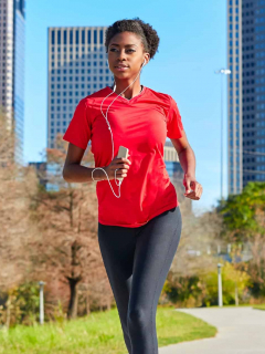 Mujer corriendo