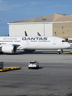 Avión de Qantas