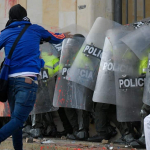 Protestas en Bogotá