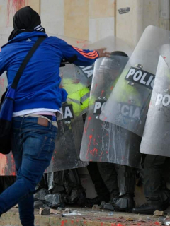 Protestas en Bogotá