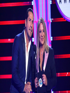 Gregorio Pernía, actor, y Ana María Polo, doctora de 'Caso cerrado'.