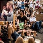 Protesta de Extinction Rebellion.