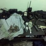 Armas incautadas