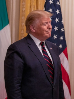 Donald Trump y Sergio Mattarella