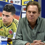 Carlos Queiroz, James Rodríguez y Ramón Jesurún