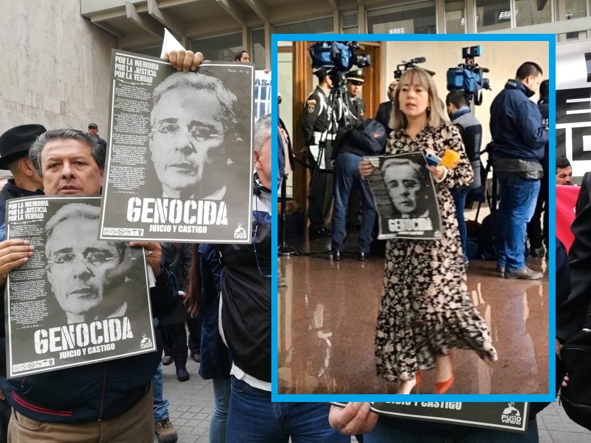 Cartel contra Uribe