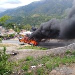 Incendio de bus en Bucaramanga