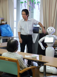Robots en ancianato