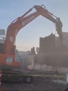 Demolición para el Metro