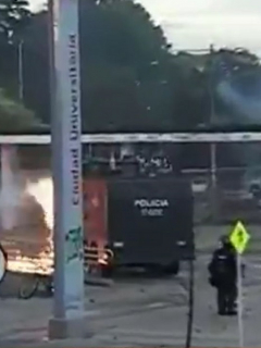 Disturbios en la U. Nacional