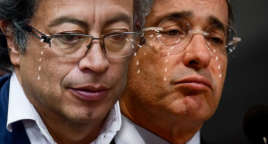Petro y Uribe
