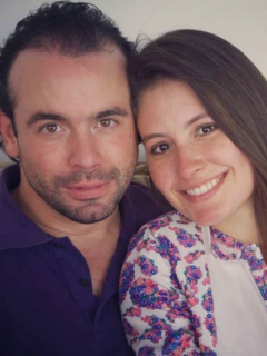 Alejandro Eder y Taliana Vargas