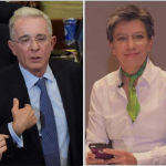 Álvaro Uribe, Claudia López y Gustavo Petro