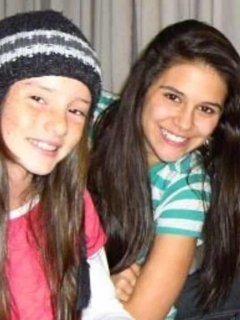 Salomé Quintero y Greeicy Rendón, actrices y cantantes.