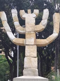 Menorah judía de Bogotá