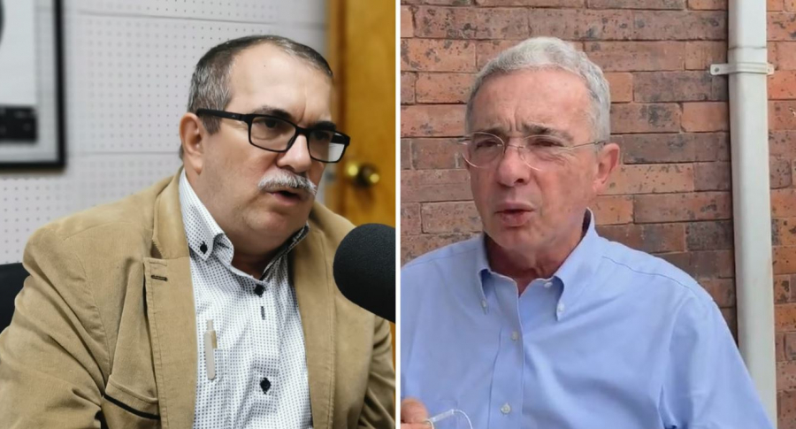 ‘Timochenko’ y Álvaro Uribe