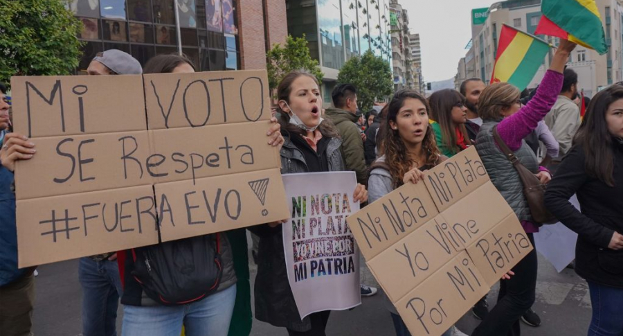 Protestas Bolivia