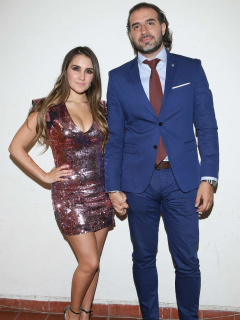 Dulce María y Paco Álvarez