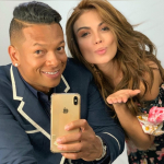 Fredy Guarín y Sara Uribe